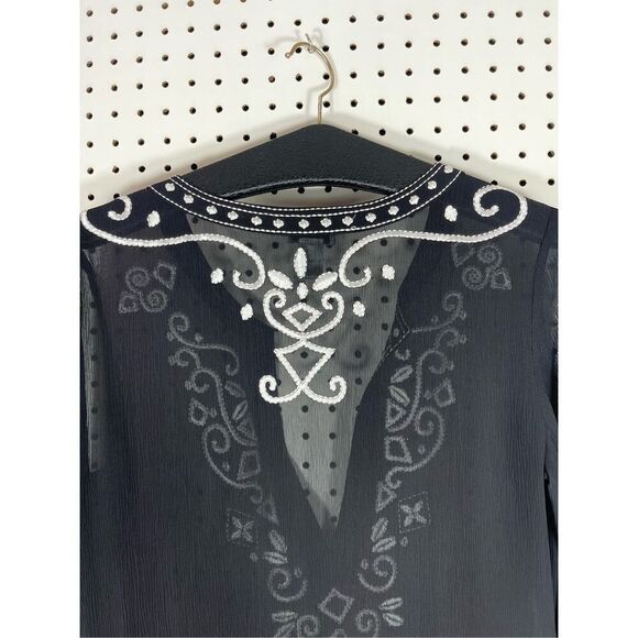 Chicos silk cover up tunic size 0 - Picture 4 of 5